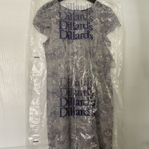 NWT Alex Evenings Short Embroidered Dress - Size 14 - Picture 11 of 12